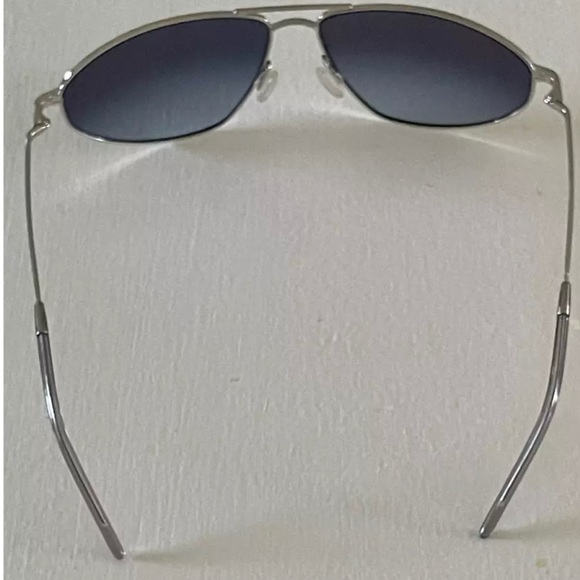 Oliver Peoples Unisex Kallen 62mm Aviator Sunglasses Silver Wire New